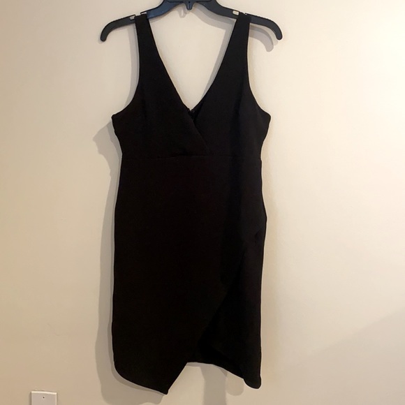 LUSH - Asymmetrical Little Black Dress - Picture 2 of 3